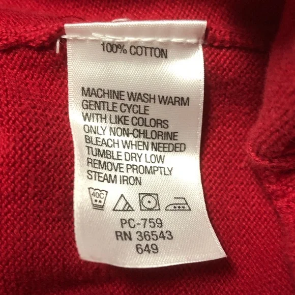 IZOD Red,Gray & White Argyle Sweater, Size 2XL - Picture 5 of 6